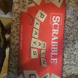 Scrabble and playing cards